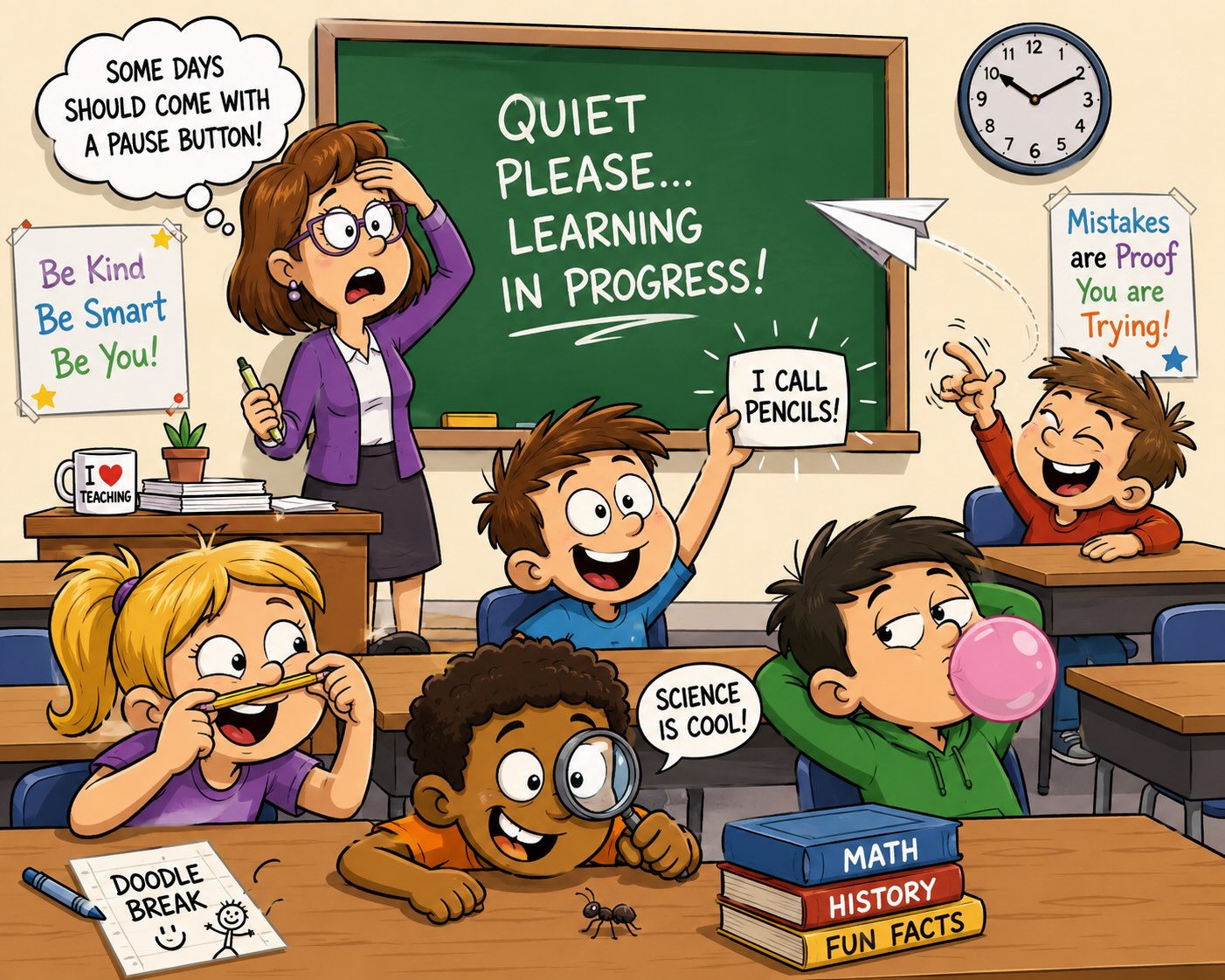 School cartoons