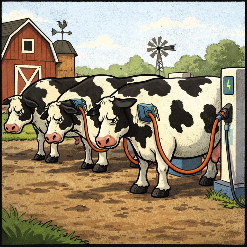 Cows cartoons
