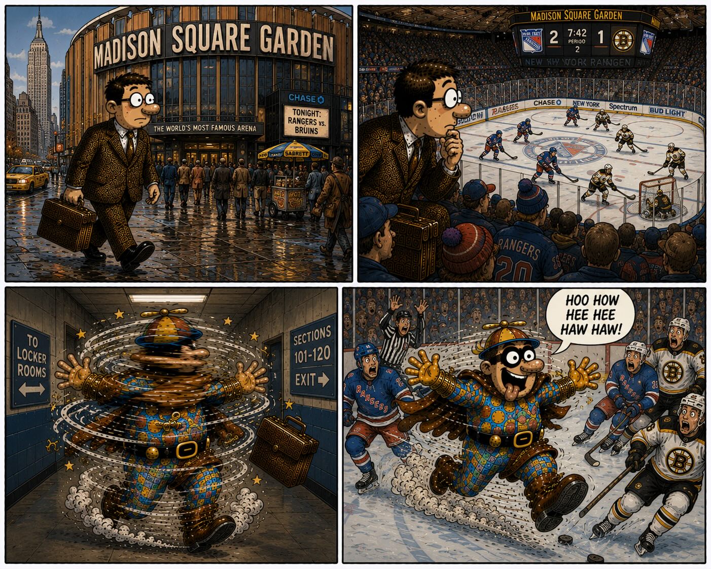 Silly hero's got game