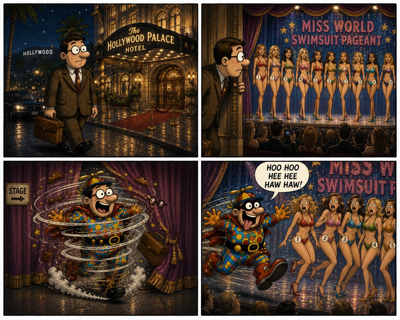 Silly hero steals the show